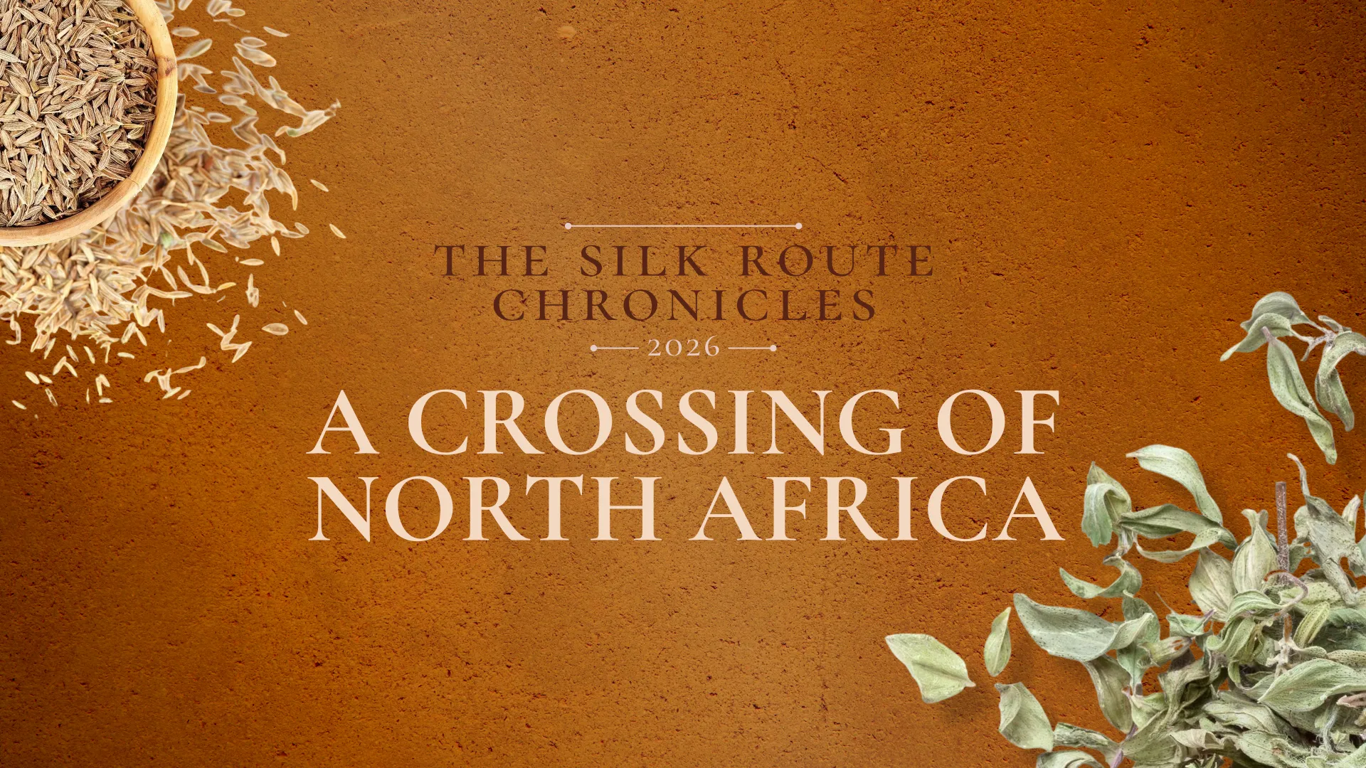 A Crossing of North Africa dining event on Exmoor inspired by Egypt Tunisia and Morocco